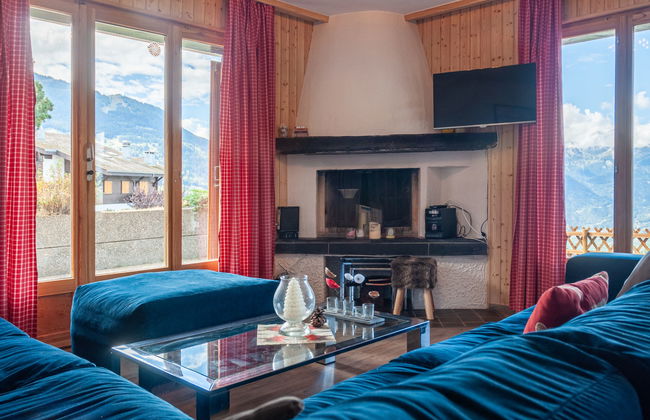 Apartamento de 4 quartos em Veysonnaz com jardim e terraço - Foto 1