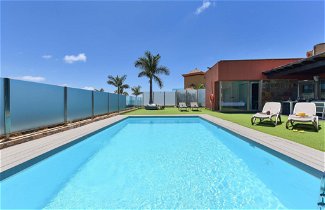 Foto 1 - Casa de 2 quartos em San Bartolomé de Tirajana com piscina privada e vistas do mar