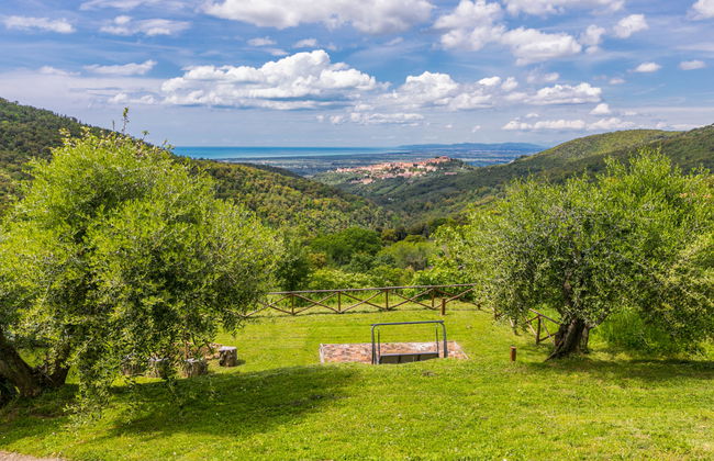 Apartamento de 2 quartos em Castagneto Carducci com piscina e jardim - Foto 66