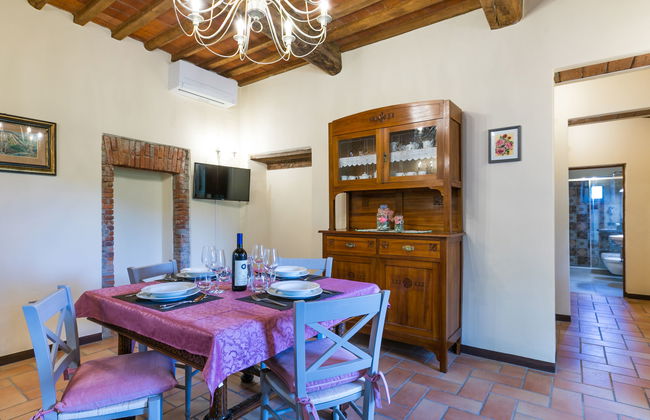 Apartamento de 2 quartos em Castagneto Carducci com piscina e jardim - Foto 15