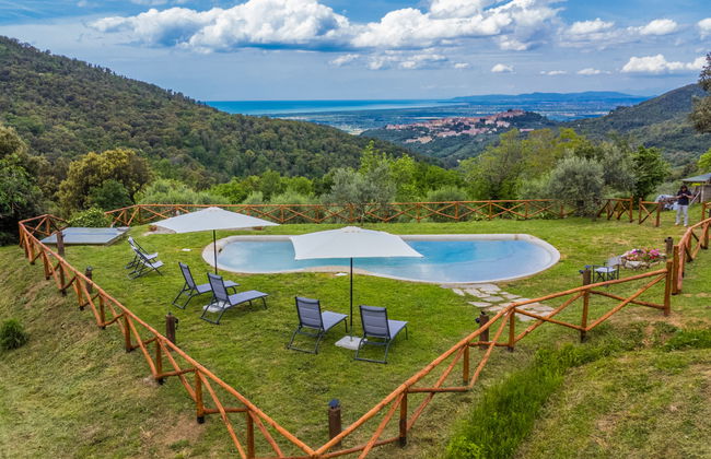 Apartamento de 2 quartos em Castagneto Carducci com piscina e jardim - Foto 72
