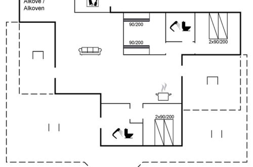 Foto 2 - Casa de 3 quartos em Blokhus com terraço