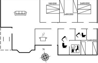 Foto 2 - Casa de 4 quartos em Løkken com terraço e sauna