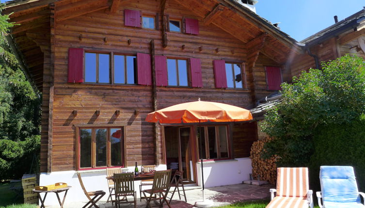 Photo 1 - Maison de 3 chambres à Icogne avec jardin et vues sur la montagne