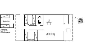 Photo 2 - Maison de 2 chambres à Jerup avec terrasse