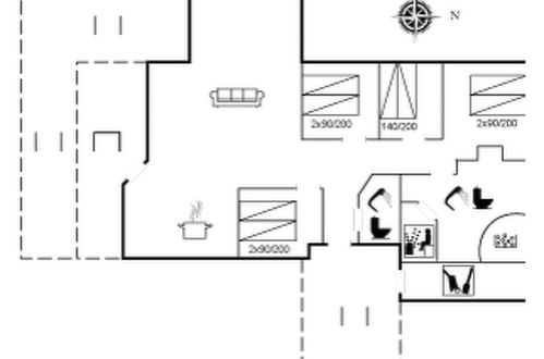 Foto 41 - Casa de 4 quartos em Fjerritslev com terraço e sauna