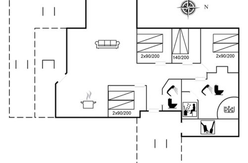 Foto 41 - Casa de 4 quartos em Fjerritslev com terraço e sauna