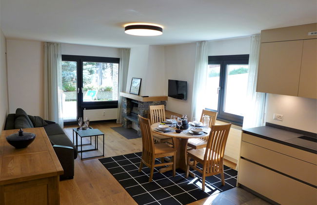 Apartamento de 2 quartos em Crans-Montana com jardim e terraço - Foto 6