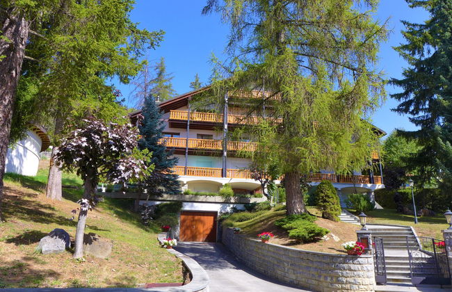 Apartamento de 2 quartos em Crans-Montana com jardim e terraço - Foto 25