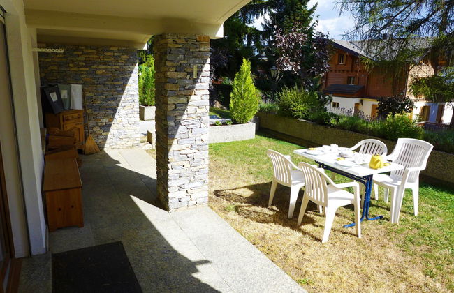 Apartamento de 2 quartos em Crans-Montana com jardim e terraço - Foto 19