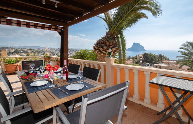 Casa con 4 camere da letto a Calp con piscina privata e terrazza - Foto 12