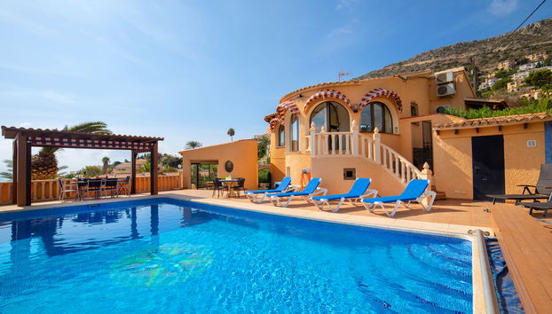 Maison de 4 chambres à Calp avec piscine privée et terrasse - Photo 5