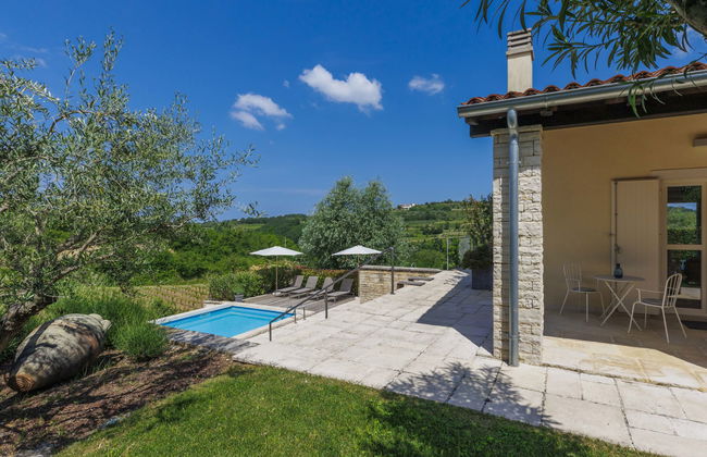 Casa de 3 quartos em Buje com piscina privada e jardim - Foto 11