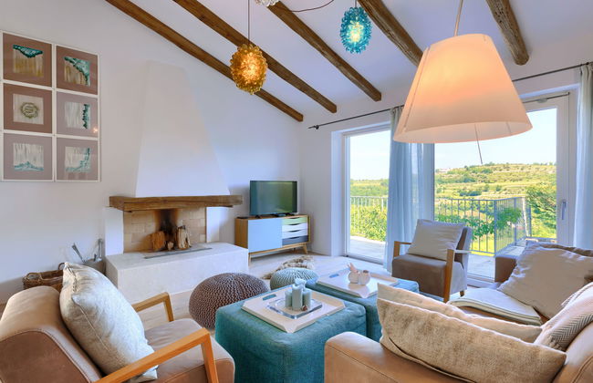 Casa de 3 quartos em Buje com piscina privada e jardim - Foto 9