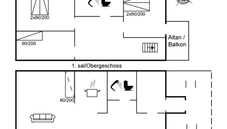 Foto 1 - Apartment mit 3 Schlafzimmern in Rømø mit terrasse