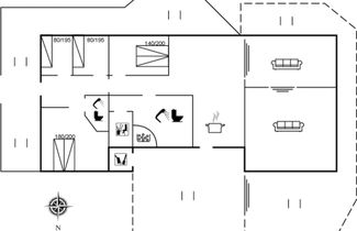 Foto 2 - Casa de 4 quartos em Løkken com terraço e sauna