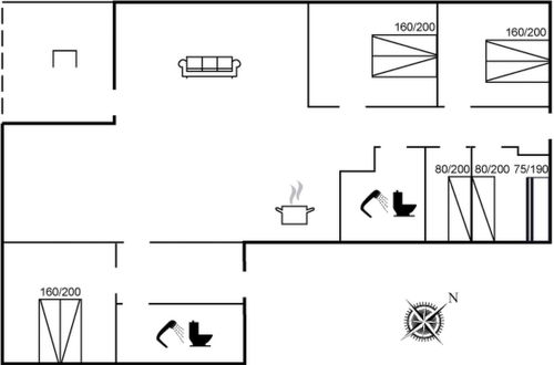 Foto 25 - Casa con 5 camere da letto a Løkken con terrazza