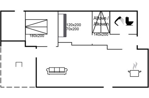 Foto 2 - Casa con 2 camere da letto a Løkken con terrazza