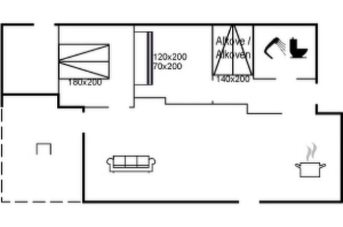 Foto 31 - Haus mit 2 Schlafzimmern in Løkken mit terrasse
