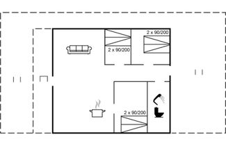 Foto 2 - Casa de 3 quartos em Løkken com terraço