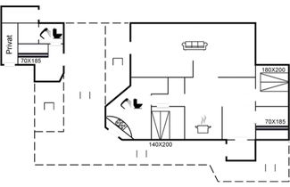 Foto 2 - Casa de 3 quartos em Løkken com terraço
