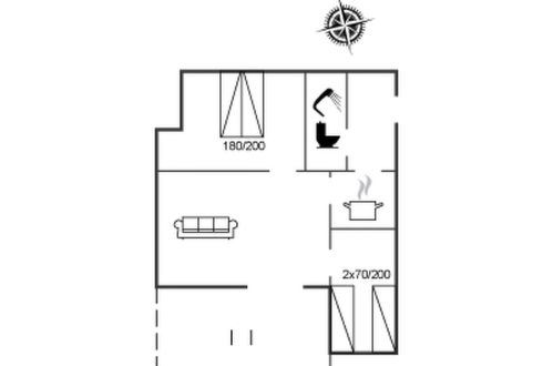 Foto 27 - Haus mit 2 Schlafzimmern in Aakirkeby mit terrasse