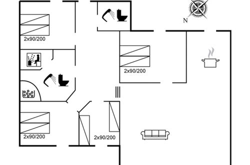 Foto 2 - Casa con 4 camere da letto a Løkken con terrazza e sauna