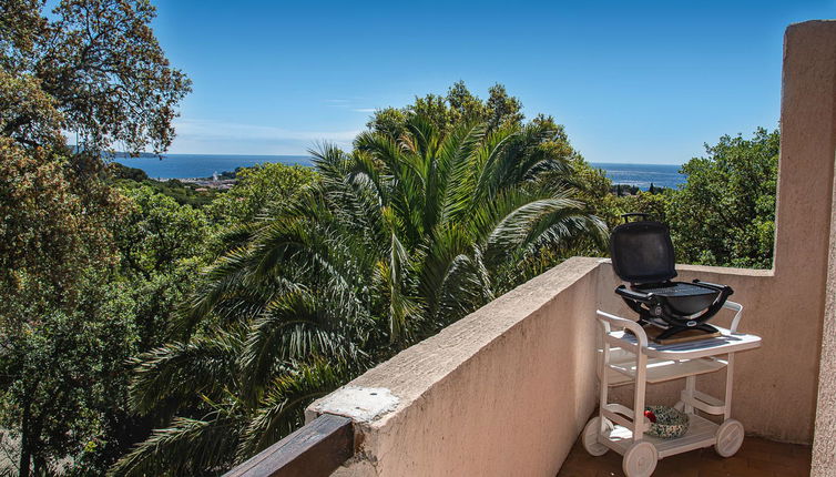 Foto 1 - Casa de 3 habitaciones en Cavalaire-sur-Mer con jardín y vistas al mar