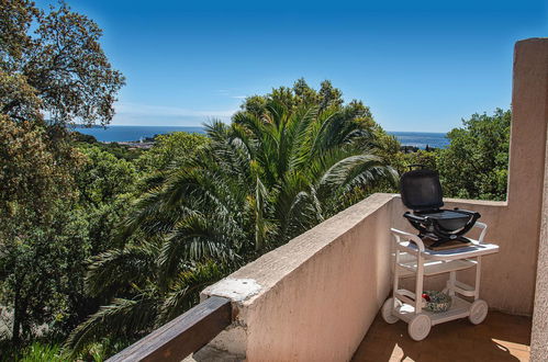 Foto 1 - Casa de 3 habitaciones en Cavalaire-sur-Mer con jardín y vistas al mar