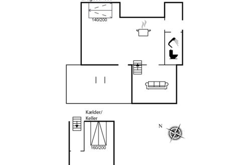 Photo 2 - Maison de 1 chambre à Fårevejle avec terrasse