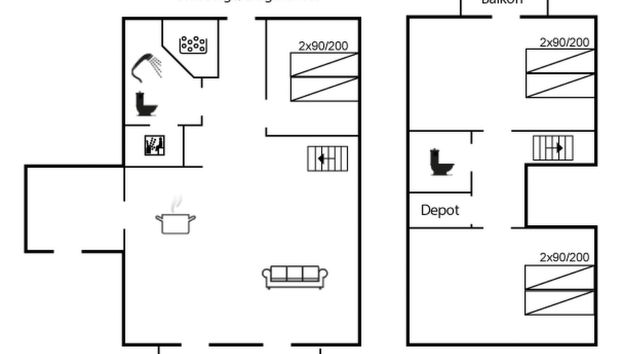 Haus mit 3 Schlafzimmern in Brenderup Fyn mit terrasse und sauna - Foto 2