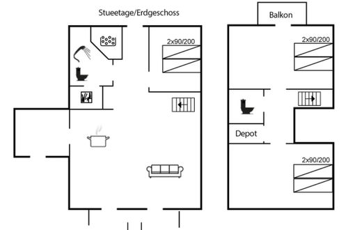Foto 2 - Casa con 3 camere da letto a Brenderup Fyn con terrazza e sauna