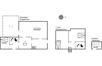 Foto 2 - Casa de 3 quartos em Skagen com terraço