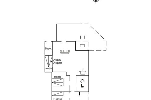 Foto 2 - Haus mit 2 Schlafzimmern in Brovst mit terrasse