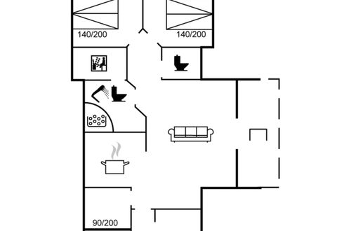 Foto 2 - Casa con 3 camere da letto a Hejls con terrazza e sauna