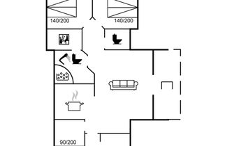 Foto 2 - Casa con 3 camere da letto a Hejls con terrazza e sauna