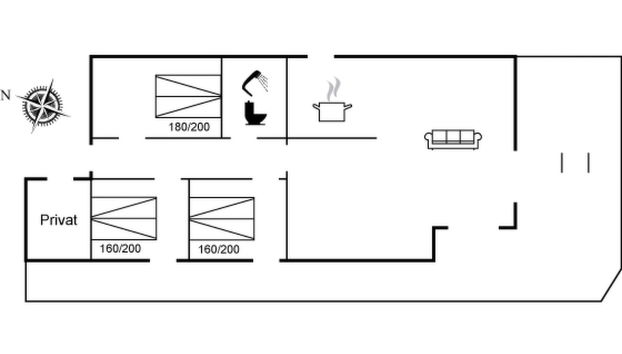 Maison de 3 chambres à Flovt Strand avec terrasse - Photo 2