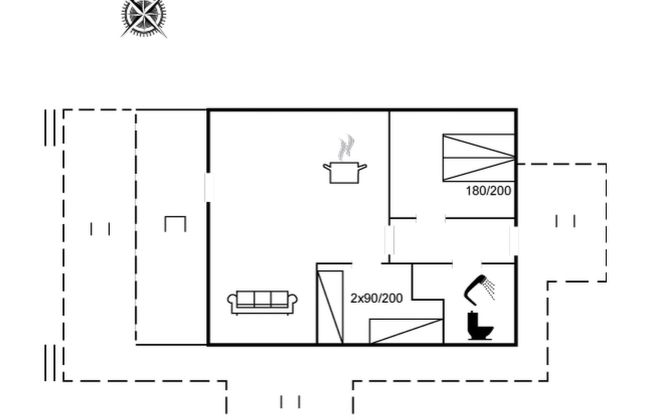 Casa de 2 quartos em Otterup com terraço - Foto 21