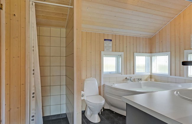 Casa de 3 quartos em Vinderup com terraço e sauna - Foto 26