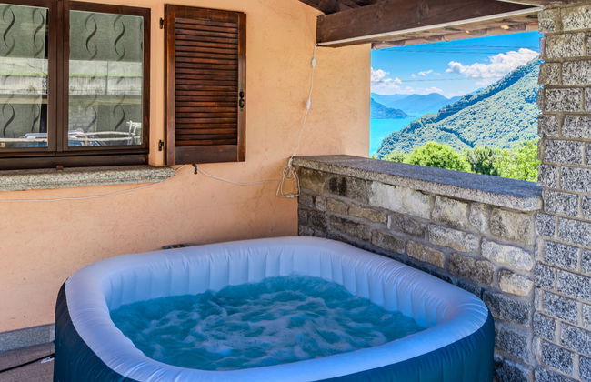 Apartamento de 3 quartos em Stazzona com piscina e jardim - Foto 28