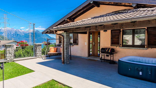 Apartamento de 3 quartos em Stazzona com piscina e jardim - Foto 4