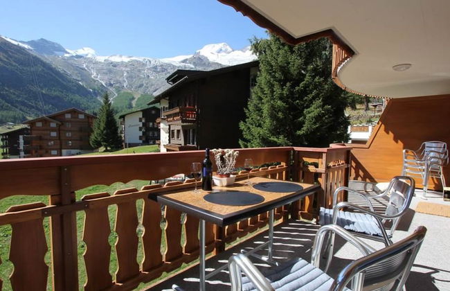 Apartamento de 2 quartos em Saas-Fee com jardim e sauna - Foto 6