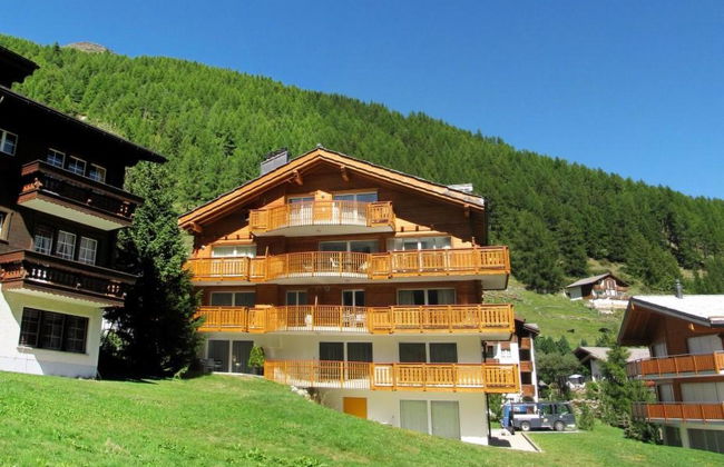 Apartamento de 2 quartos em Saas-Fee com jardim e sauna - Foto 15