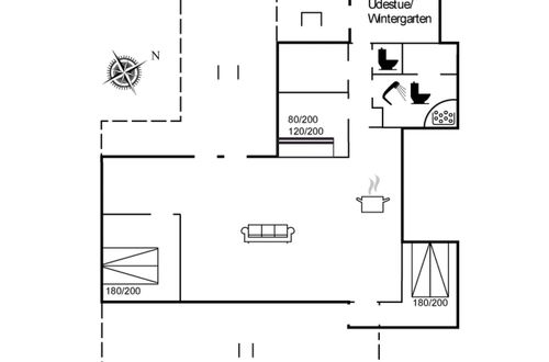 Foto 2 - Casa con 3 camere da letto a Blokhus con terrazza