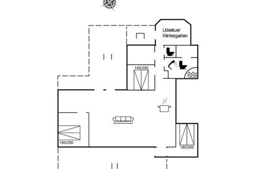 Foto 3 - Casa de 3 quartos em Blokhus com terraço