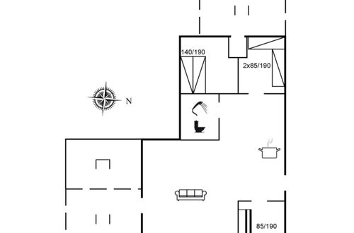 Foto 2 - Casa con 3 camere da letto a Skjern con terrazza