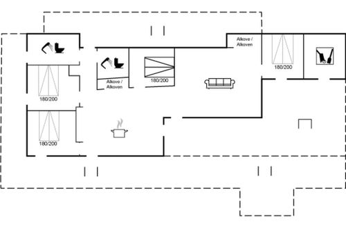 Foto 2 - Casa con 4 camere da letto a Knebel con terrazza e vasca idromassaggio