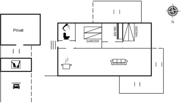 Haus mit 3 Schlafzimmern in Storvorde mit terrasse - Foto 2