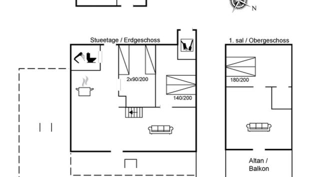 Casa de 3 quartos em Fur com terraço - Foto 2