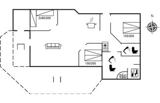 Foto 2 - Casa de 3 quartos em Hals com terraço e sauna